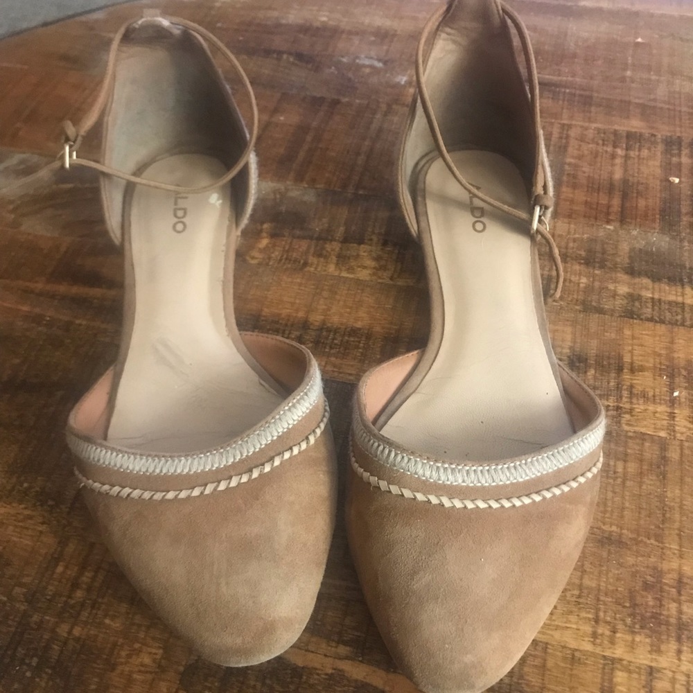 Aldo ankle strap sandals/flats